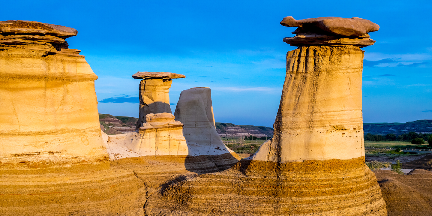 Drumheller And Waterton From Edmonton